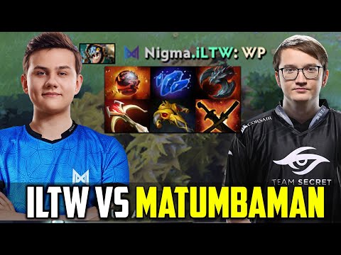 NIGMA.iLTW vs SECRET.MATUMBAMAN - HE IS SO FREAKING STRONG!