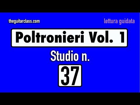 Solfeggio - Studio n. 37 - Poltronieri ( vol.1 ) - Lettura guidata