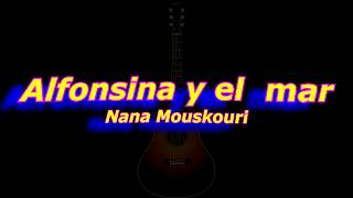 Alfonsina y el mar (Nana Mouskouri) acordes guitarra cover