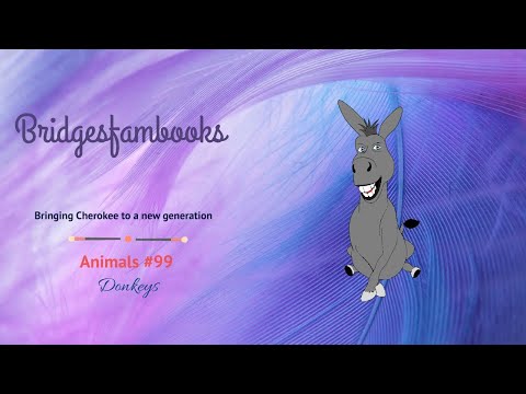 Learn donkeys in Cherokee