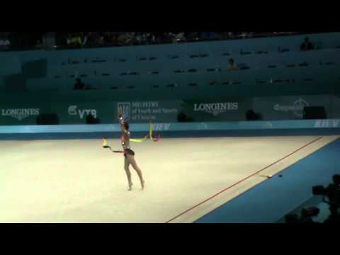 World Championships 2013 Kiev - JANUSA Natalija LAT - Ribbon, Qualification