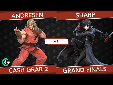 Cash Grab 2 Grand Finals - AndresFN (Ken, Ryu) Vs. Sharp (Joker) Smash Ultimate