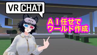 VRChat Unity　AIまかせでワールド作成