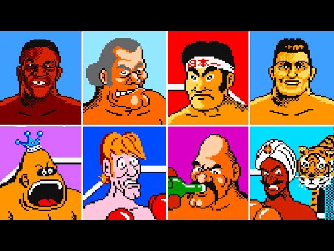Mike Tyson's Punch-Out!! (NES) - All Bosses Plus MR. DREAM