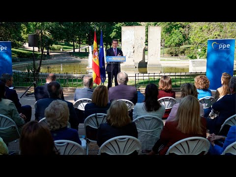 Alberto Núñez Feijóo participa en el acto para conmemorar el Día de Europa