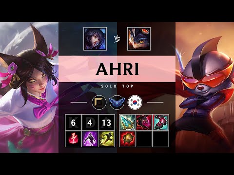 Ahri Top vs Rumble - KR Diamond Patch 25.19