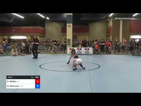 65 Lbs Rr Rnd 3 - Sophia Valdez, Betterman Elite Wrestling Vs Hailey Robinson, Thermopolis Wrestli