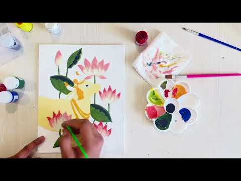 Paint Your Pichwai | Step-by-Step with Alive Studio