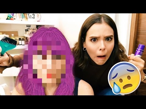 "LE PINTO EL CABELLO A MI AMIGA EN VIVO - NERVIOOOOOOS! (¡LE PINTO EL CABELLO A MI AMIGA EN VIVO - NERVIOOOOOOS!)
