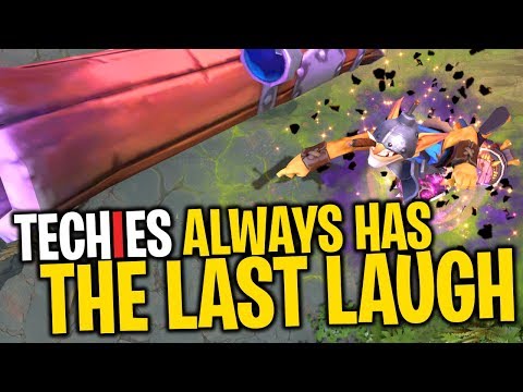 Techies Always Has the Last Laugh - DotA 2 Funny Moments