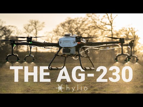 Texas Sized Hylio Crop Spraying Drone - The AG-230