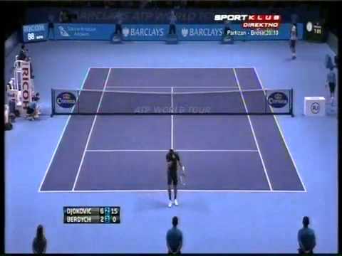 Novak Djokovic vs Tomas Berdych - ATP Masters Cup London 2012 - Highlights 09-11-2012