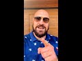 TYSON FURY HEATED MESSAGE TO USYK; CALLS HIM “B*TCH PU**Y MIDDLEWEIGHT & TELLS HIM TO FIND HIS BALLS