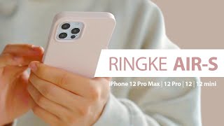 Ringke Air S Apple iPhone 12 Mini Hoesje Flexibel TPU Zwart Hoesjes