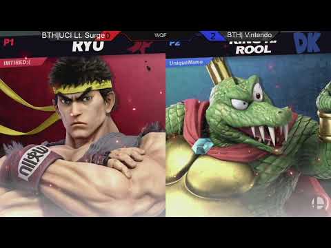 Smash Ultimate @ UCI #30 - BTH | Lt. Surge (Jigglypuff, Ryu) vs BTH | Vintendo (K Rool) [W. Semis]
