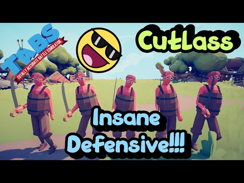 5 Cutlass Vs Every Units + Mod Units (Same Price) TABS - Totally Accurate Battle Simulator