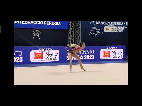 Polina BEREZINA - BALL individual routine - SERIE A ITALIA 2023