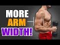 1 Easy Tip For WIDER ARMS! | FILL YOUR T-SHIRT SLEEVES!