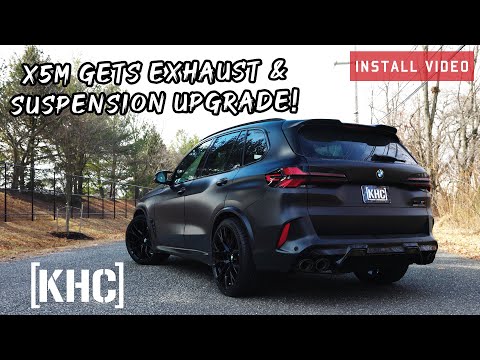 BMW X5M Gets Akrapovic Exhaust, Lowered & Blacked Out!
