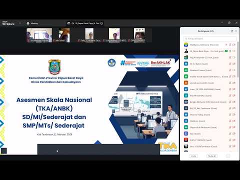 SOSIALISASI ASESMEN SKALA NASIONAL KABUPATEN TAMBRAUW