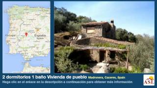 preview picture of video '2 dormitorios 1 baño Vivienda de pueblo se Vende en Madronera, Caceres, Spain'