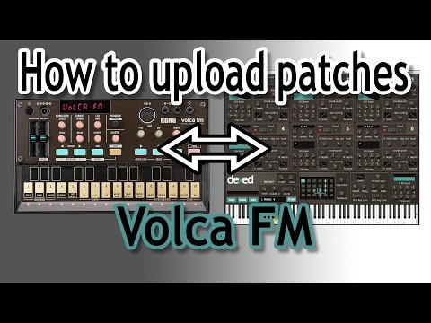 Volca FM - How to upload DX7 patches using Dexed