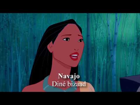 'Colours of the Wind' sung in 17 Indigenous Languages of North America (HQ Multi-Language)