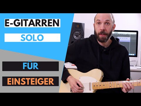 E-Gitarre lernen - Einfaches Solo für Einsteiger