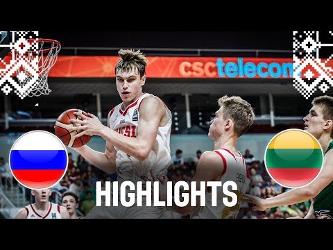 Russia v Lithuania - Highlights - Quarter-Finals - FIBA U18 European Championship 2018