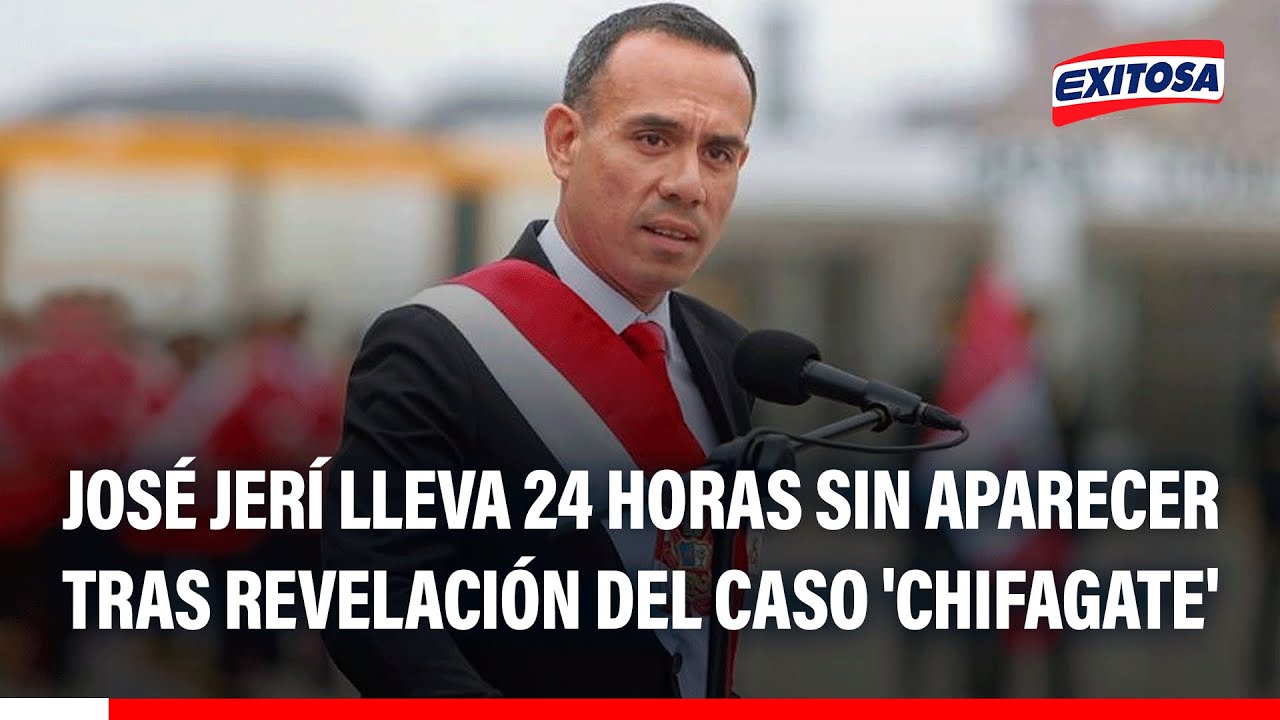 🔴🔵 José Jerí lleva 24 horas sin aparecer públicamente tras revelación del caso 'Chifagate'