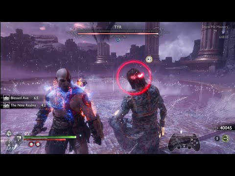 Tyr vs Kratos - NO DAMAGE Build - Show Me Mastery Difficulty