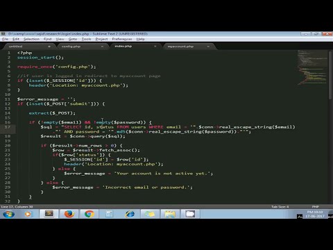 Login And Registration System Using PHP And MySQLi Part1