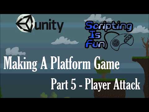 Unity Game Tutorials - Platform Game - Part 5 - Player Attack Using Animation Events