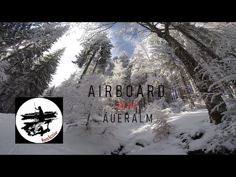 Airboard #5 Airboarding Aueralm 2019 - Schneetour mit Abfahrt GoPro Hero3+