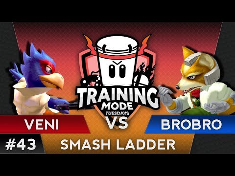 TMT 43 - Veni (Falco) VS Brobro (Fox) - SSBM Smash Ladder - Melee