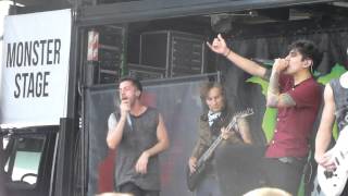 Crown the Empire - Johnny&#39;s Revenge - Live 6-14-14 Vans Warped Tour 2014