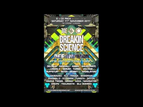 Randall B2B Dillinja with Ragga Twins & Navigator @ Breakin Science & Definition Birthday Bash 2017