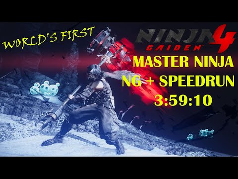 Ninja Gaiden 4 -  Master Ninja Difficulty NG+ Speedrun 3:59:10 (World's First)
