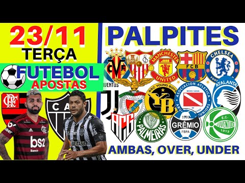 Palpites de Futebol para Hoje  23/11, TERA.