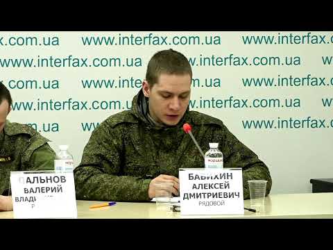 Пресконференція військовополонених, які вирішили залишитися в Україні, доки в РФ діє путінський режим