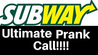 Crying To Subway Employee On The Phone About My Meatball Sub! (PRANK CALL)