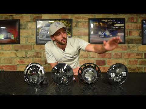 7\" ROUND HEADLIGHTS - JW SPEAKER VS MORIMOTO VS GENERIC