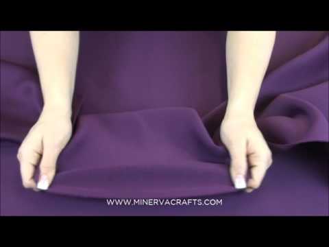 Plain Polyester & Spandex Stretch Neoprene Dress Fabric