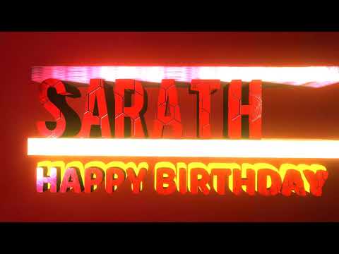 Happy Birthday Sarath
