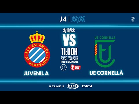 🔴 #EspanyolMEDIA | ⚽️ RCDE Juvenil A 🆚 UE Cornellà | J4 | Divisió d’Honor Juvenil
