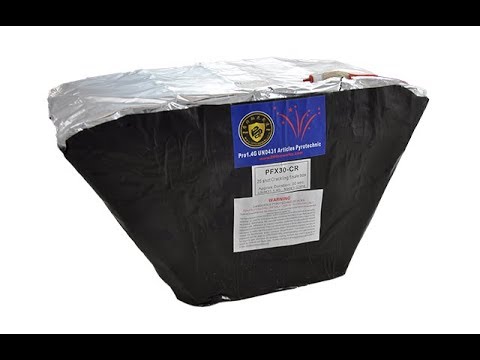PFX30CR 25 SHOT CRACKLE FINALE CAKE - DOMINATOR FIREWORKS PRO