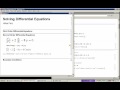 Solving Differential equations using Mathematica ...