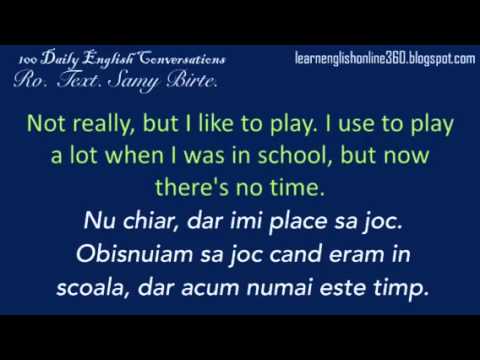 Conversatii în Englezā. Lectia. 59. Mersul la salā.