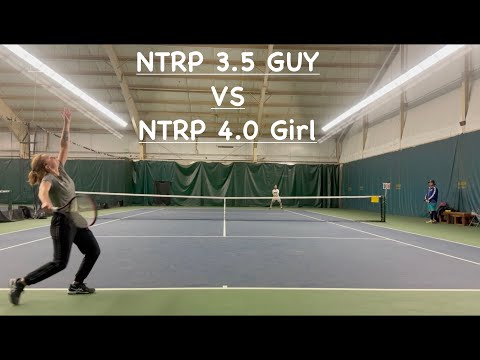 NTRP 4.0 Girl vs NTRP 3.5 Guy - NATIONAL CHOCOLATE MOUSSE DAY Edition