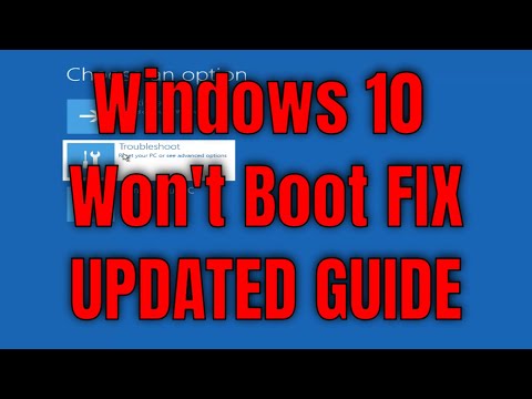 Windows 10 Not Booting Up FIX [Tutorial]